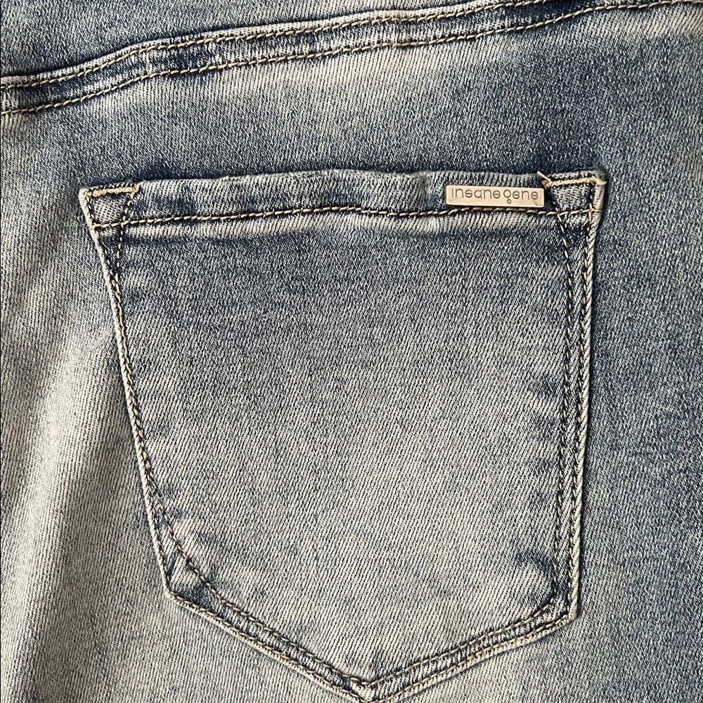 Insane Gene Crossover Button Design Jean Size 5/26 - Picture 7 of 15